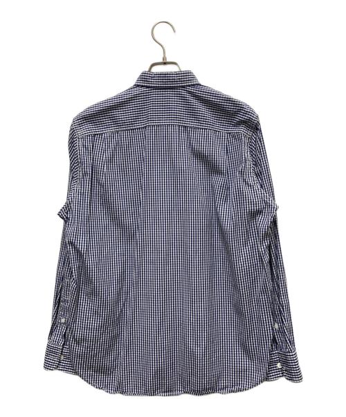 COMME des GARCONS HOMME（コムデギャルソン オム）COMME des GARCONS HOMME (コムデギャルソン オム) 長袖チェックシャツ ネイビー サイズ:XSの古着・服飾アイテム