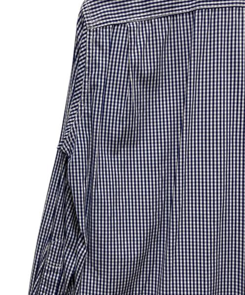 COMME des GARCONS HOMME（コムデギャルソン オム）COMME des GARCONS HOMME (コムデギャルソン オム) 長袖チェックシャツ ネイビー サイズ:XSの古着・服飾アイテム