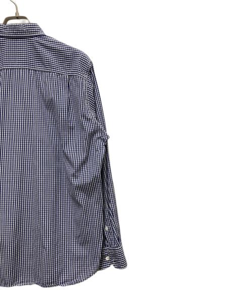 COMME des GARCONS HOMME（コムデギャルソン オム）COMME des GARCONS HOMME (コムデギャルソン オム) 長袖チェックシャツ ネイビー サイズ:XSの古着・服飾アイテム