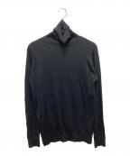 SOPHNET.ソフネット）の古着「STAR ELBOW PATCH TURTLE NECK KNIT」｜ブラック