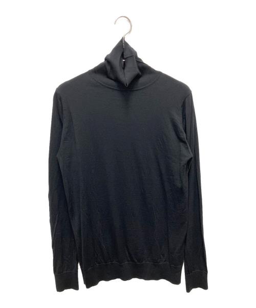 SOPHNET.（ソフネット）SOPHNET. (ソフネット) STAR ELBOW PATCH TURTLE NECK KNIT ブラック サイズ:SIZE Lの古着・服飾アイテム