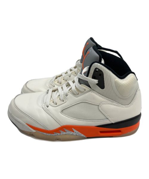 NIKE（ナイキ）NIKE (ナイキ) スニーカー　NIKE　AIR JORDAN ５　RETRO ホワイト サイズ:27.5cmの古着・服飾アイテム