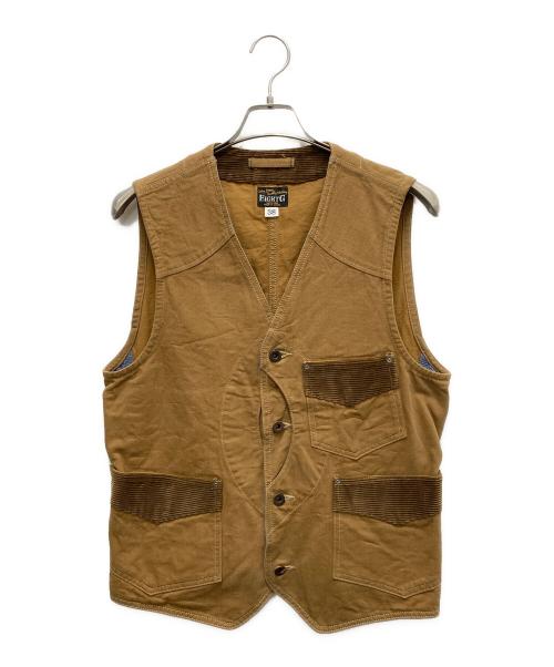 EIGHT G（エイトジー）EIGHT G (エイトジー) ハーフムーンベスト ブラウン サイズ:38の古着・服飾アイテム