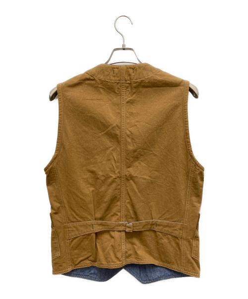 EIGHT G（エイトジー）EIGHT G (エイトジー) ハーフムーンベスト ブラウン サイズ:38の古着・服飾アイテム