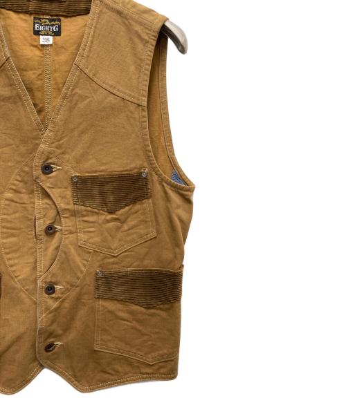 EIGHT G（エイトジー）EIGHT G (エイトジー) ハーフムーンベスト ブラウン サイズ:38の古着・服飾アイテム