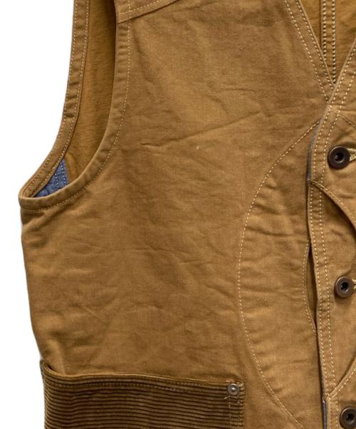 EIGHT G（エイトジー）EIGHT G (エイトジー) ハーフムーンベスト ブラウン サイズ:38の古着・服飾アイテム