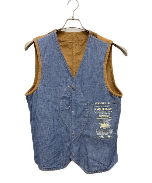 EIGHT G（エイトジー）EIGHT G (エイトジー) ハーフムーンベスト ブラウン サイズ:38の古着・服飾アイテム