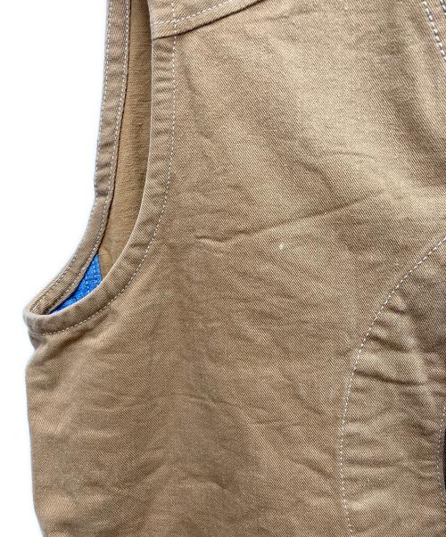 EIGHT G（エイトジー）EIGHT G (エイトジー) ハーフムーンベスト ブラウン サイズ:38の古着・服飾アイテム