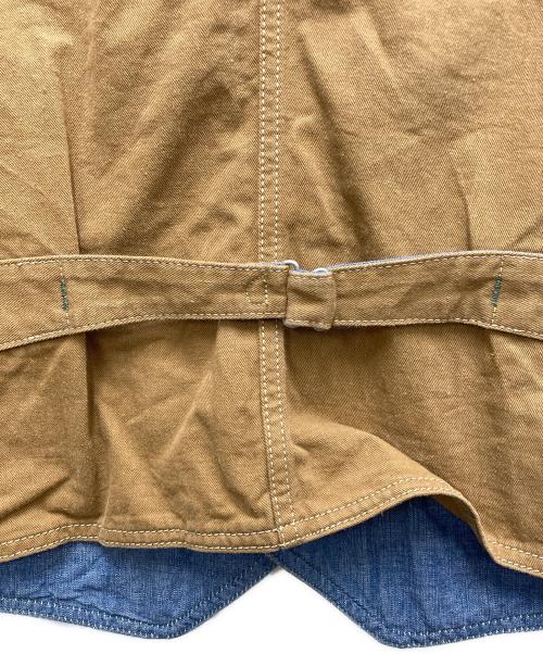 EIGHT G（エイトジー）EIGHT G (エイトジー) ハーフムーンベスト ブラウン サイズ:38の古着・服飾アイテム