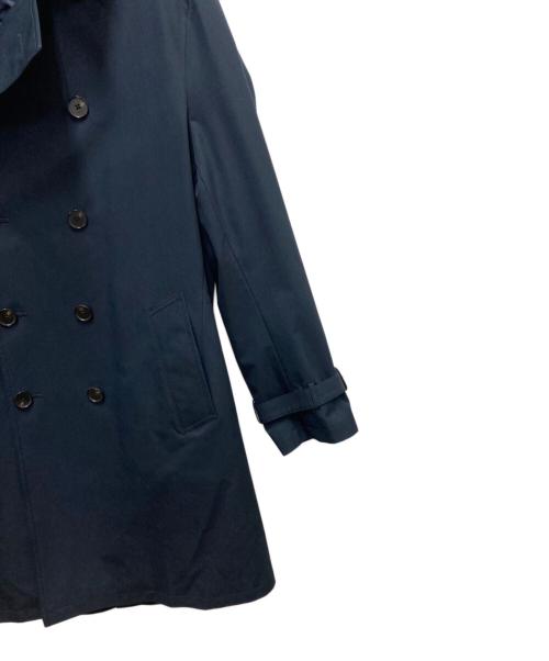 UNIVERSAL LANGUAGE（ユニバーサルランゲージ）UNIVERSAL LANGUAGE (ユニバーサルランゲージ) ダブルトレンチコート ネイビー サイズ:SIZE LLの古着・服飾アイテム