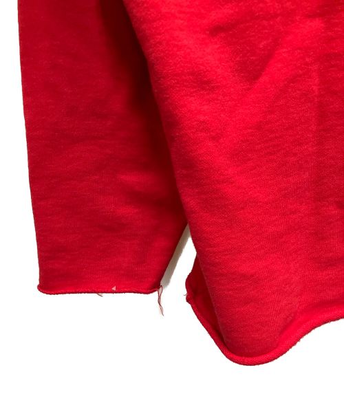 KATHARINE HAMNETT（キャサリンハムネット）KATHARINE HAMNETT (キャサリンハムネット) Ron Herman (ロンハーマン) Ron Herman別注ラグランスリーブスウェット レッド サイズ:XSの古着・服飾アイテム