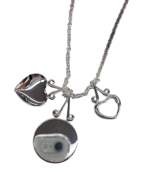 Wedgwood（ウェッジウッド）Wedgwood (ウェッジウッド) ペンダントヘッド シルバー×ピンクの古着・服飾アイテム