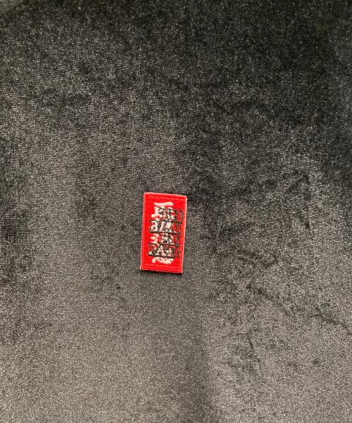 BlackEyePatch（ブラックアイパッチ）BlackEyePatch (ブラックアイパッチ) ベロアカットソー ブラック サイズ:Lの古着・服飾アイテム