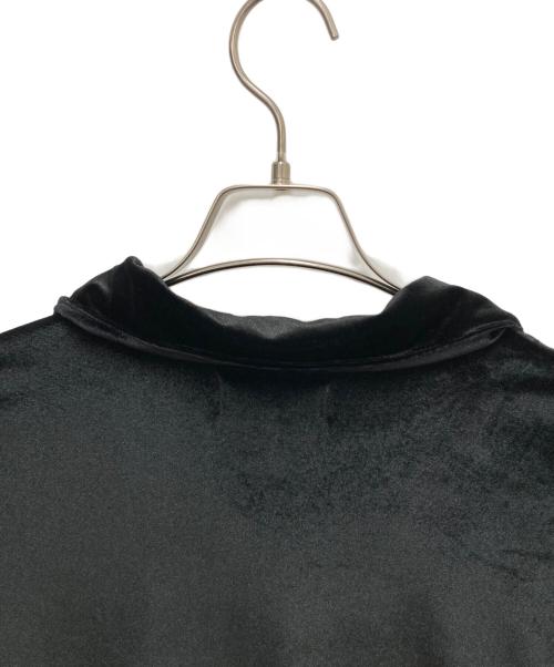 BlackEyePatch（ブラックアイパッチ）BlackEyePatch (ブラックアイパッチ) ベロアカットソー ブラック サイズ:Lの古着・服飾アイテム