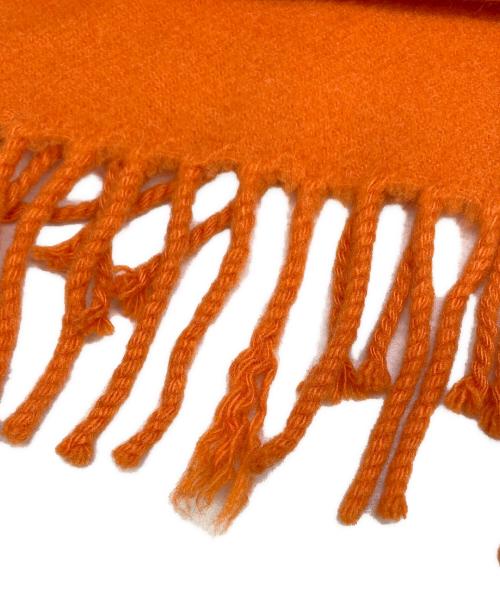 HERMES（エルメス）HERMES (エルメス) カシミヤストール オレンジの古着・服飾アイテム