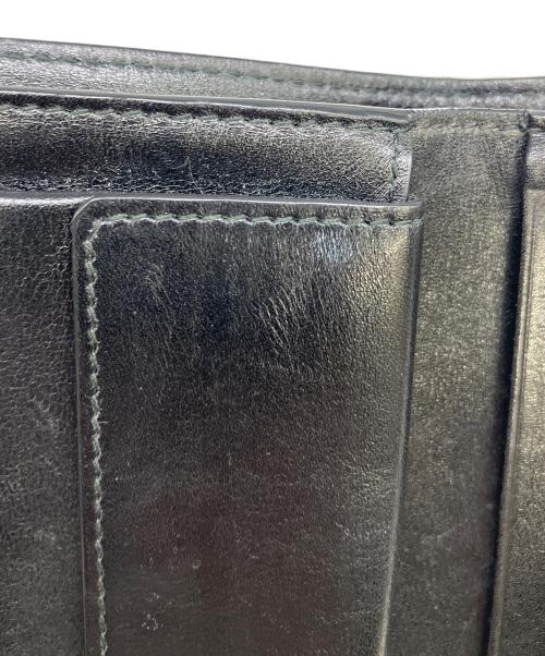 TOM FORD（トムフォード）TOM FORD (トムフォード) 型押し2つ折り財布 ブラウンの古着・服飾アイテム