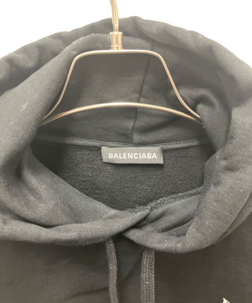 BALENCIAGA（バレンシアガ）BALENCIAGA (バレンシアガ) プルオーバーパーカー ブラック サイズ:XXSの古着・服飾アイテム