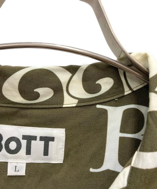 BoTT（ボット）BoTT (ボット) オープンカラーシャツ ブラウン サイズ:SIZE Lの古着・服飾アイテム