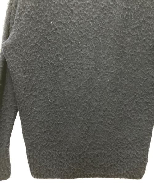 UNFOLLOW（アンフォロー）UNFOLLOW (アンフォロー) pilling puff v neck sweater ネイビー サイズ:2の古着・服飾アイテム