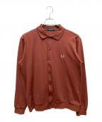 FRED PERRY×JOURNAL STANDARDフレッドペリー×ジャーナルスタンダード）の古着「ポロカーディガン」｜ボルドー