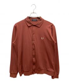 FRED PERRY×JOURNAL STANDARD（フレッドペリー×ジャーナルスタンダード）の古着「ポロカーディガン」｜ボルドー