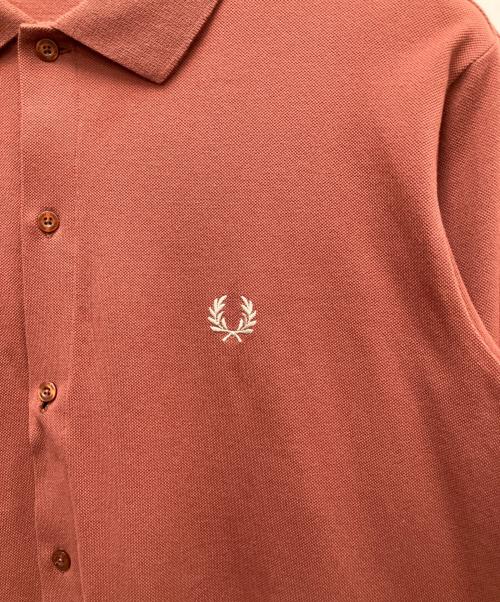 FRED PERRY（フレッドペリー）FRED PERRY (フレッドペリー) JOURNAL STANDARD (ジャーナルスタンダード) ポロカーディガン ボルドー サイズ:Mの古着・服飾アイテム