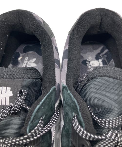 A BATHING APE（ア ベイシング エイプ）A BATHING APE (アベイシングエイプ) UNDEFEATED (アンディフィーテッド) adidas (アディダス) スニーカー ブラック サイズ:27.5の古着・服飾アイテム