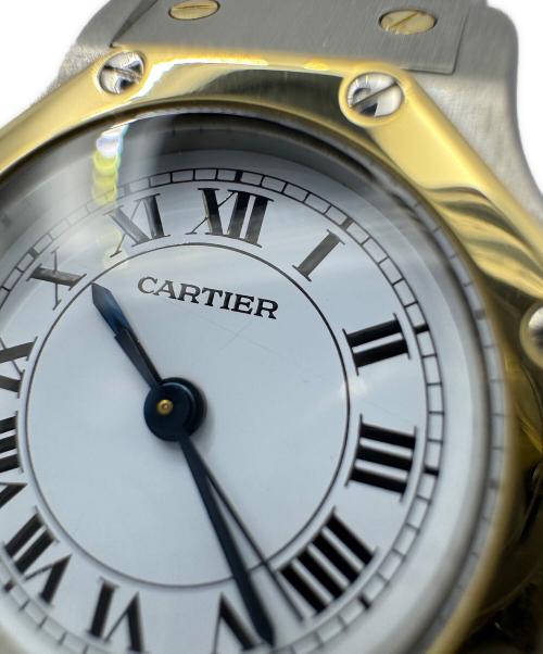 Cartier（カルティエ）Cartier (カルティエ) サントス オクタゴンSM Ref.W2001683 白文字盤（文字盤割れ） サイズ:24mmの古着・服飾アイテム
