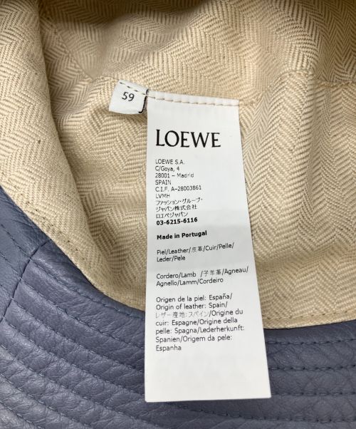 LOEWE（ロエベ）LOEWE (ロエベ) フィッシャーマンハット ブルーの古着・服飾アイテム