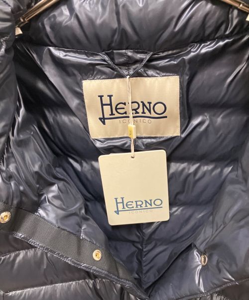 HERNO（ヘルノ）HERNO (ヘルノ) ダウンコート ブラック サイズ:Lの古着・服飾アイテム