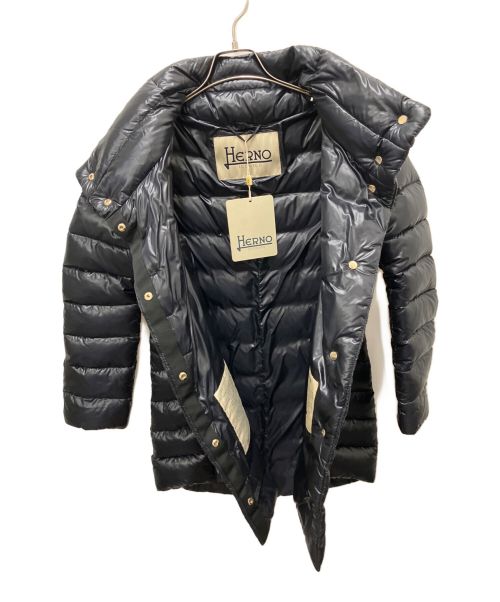 HERNO（ヘルノ）HERNO (ヘルノ) ダウンコート ブラック サイズ:Lの古着・服飾アイテム
