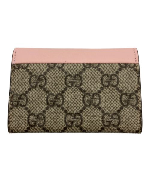 GUCCI（グッチ）GUCCI (グッチ) ダブルG カードケース ピンクベージュの古着・服飾アイテム