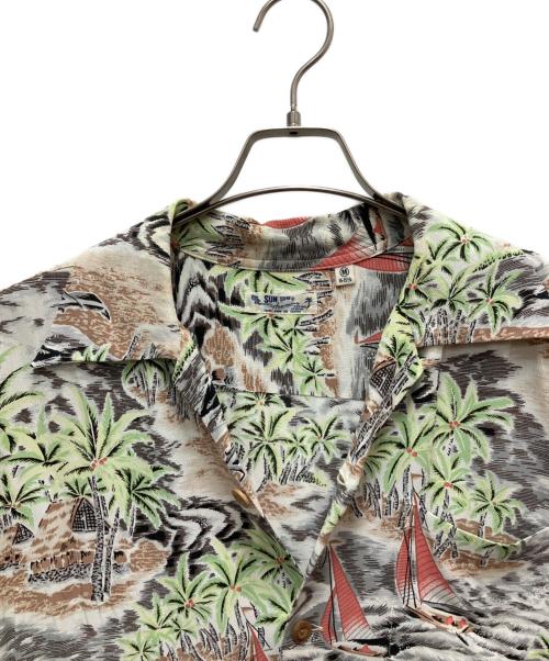Sun Surf（サンサーフ）Sun Surf (サンサーフ) Palmtree × Wave アロハシャツ マルチカラー サイズ:SIZE Mの古着・服飾アイテム