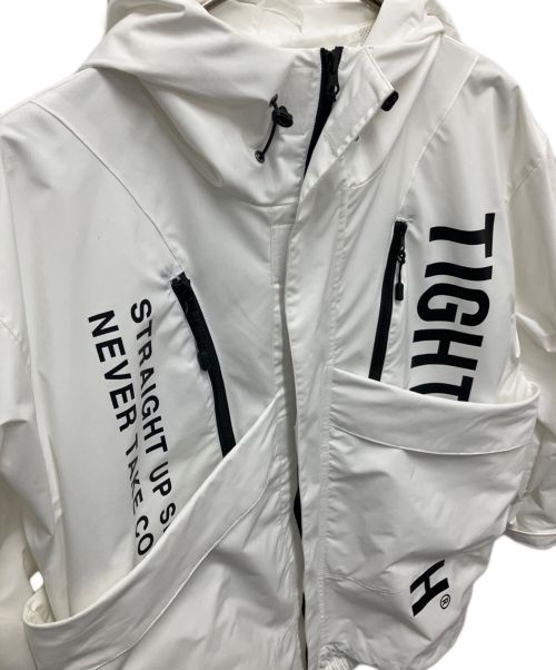 TIGHTBOOTH PRODUCTION（タイトブースプロダクション）TIGHTBOOTH PRODUCTION (タイトブースプロダクション) タクティカルジャケット ホワイト サイズ:Lの古着・服飾アイテム