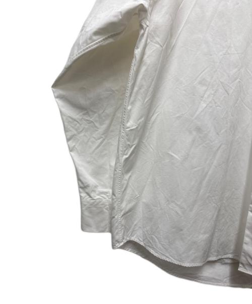 MARKAWARE（マーカウェア）MARKAWARE (マーカウェア) スタンドカラーシャツ ホワイト サイズ:3の古着・服飾アイテム