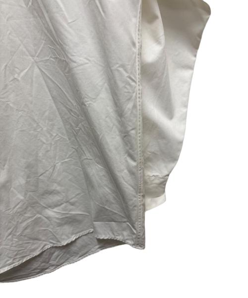 MARKAWARE（マーカウェア）MARKAWARE (マーカウェア) スタンドカラーシャツ ホワイト サイズ:3の古着・服飾アイテム