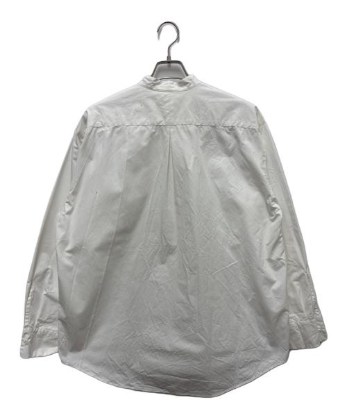 MARKAWARE（マーカウェア）MARKAWARE (マーカウェア) スタンドカラーシャツ ホワイト サイズ:3の古着・服飾アイテム
