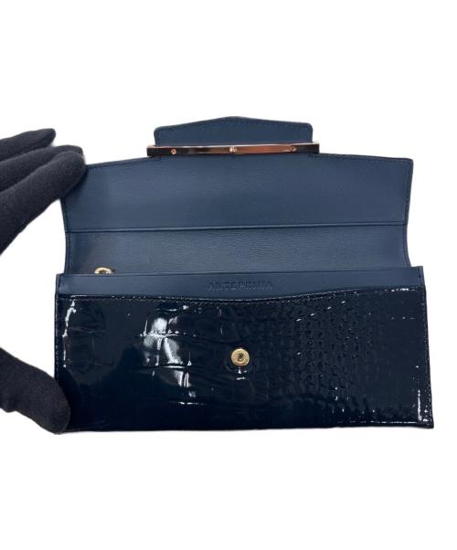 ANTEPRIMA（アンテプリマ）ANTEPRIMA (アンテプリマ) 長財布 ブラックの古着・服飾アイテム