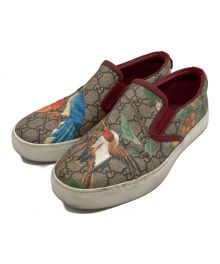 GUCCI（グッチ）の古着「GGスプリームスリッポン」｜ベージュ