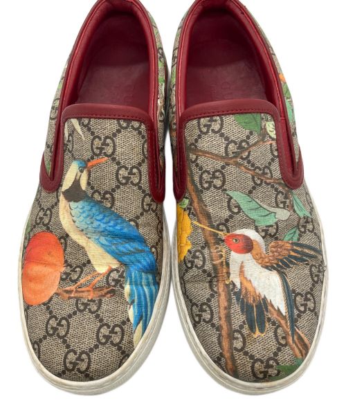 GUCCI（グッチ）GUCCI (グッチ) GGスプリームスリッポン ベージュ サイズ:SIZE 5 1/2の古着・服飾アイテム