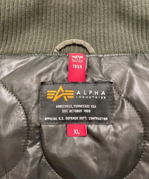 ALPHA（アルファ）ALPHA (アルファ) ブルゾン グリーン サイズ:SIZE XLの古着・服飾アイテム