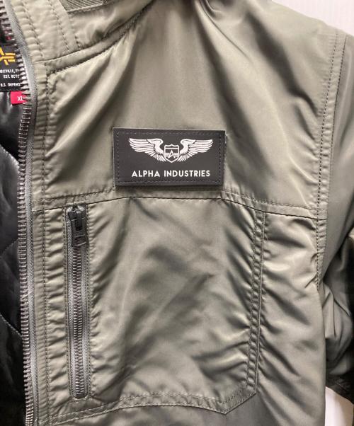ALPHA（アルファ）ALPHA (アルファ) ブルゾン グリーン サイズ:SIZE XLの古着・服飾アイテム