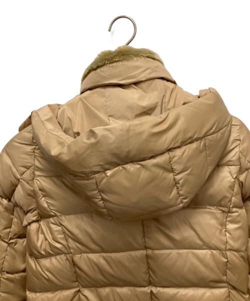 BALLSEY（ボールジィ）BALLSEY (ボールジィ) ライトダウンコンビ リバーシブルフーデットコート ベージュ サイズ:34の古着・服飾アイテム