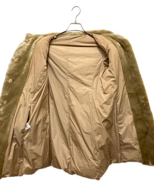 BALLSEY（ボールジィ）BALLSEY (ボールジィ) ライトダウンコンビ リバーシブルフーデットコート ベージュ サイズ:34の古着・服飾アイテム