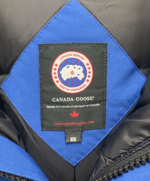 CANADA GOOSE（カナダグース）CANADA GOOSE (カナダグース) ダウンジャケット ブルー サイズ:SIZE Ｍの古着・服飾アイテム