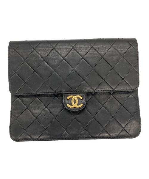 CHANEL（シャネル）CHANEL (シャネル) チェーンショルダーバッグ ブラックの古着・服飾アイテム