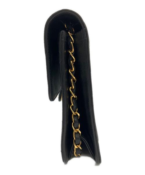 CHANEL（シャネル）CHANEL (シャネル) チェーンショルダーバッグ ブラックの古着・服飾アイテム