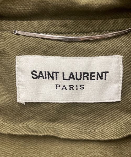 Saint Laurent Paris（サンローランパリ）Saint Laurent Paris (サンローランパリ) ショートダッフルコート カーキ サイズ:SIZE 48の古着・服飾アイテム
