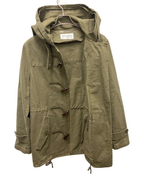 Saint Laurent Paris（サンローランパリ）Saint Laurent Paris (サンローランパリ) ショートダッフルコート カーキ サイズ:SIZE 48の古着・服飾アイテム