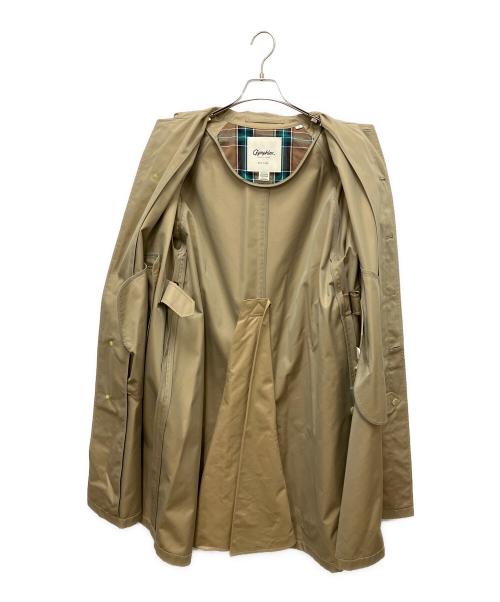 Gymphlex（ジムフレックス）Gymphlex (ジムフレックス) ベルテッドバルマカーンコート ベージュ サイズ:Sの古着・服飾アイテム